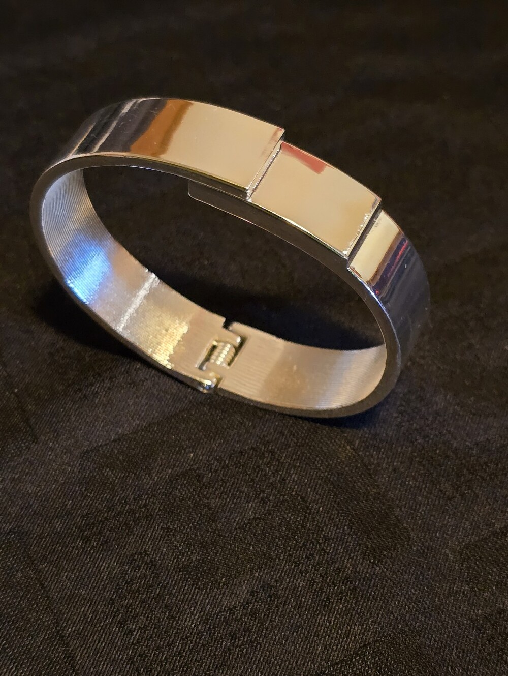 Silver Metal Smart Bracelet Band - Sleek minimalistic!